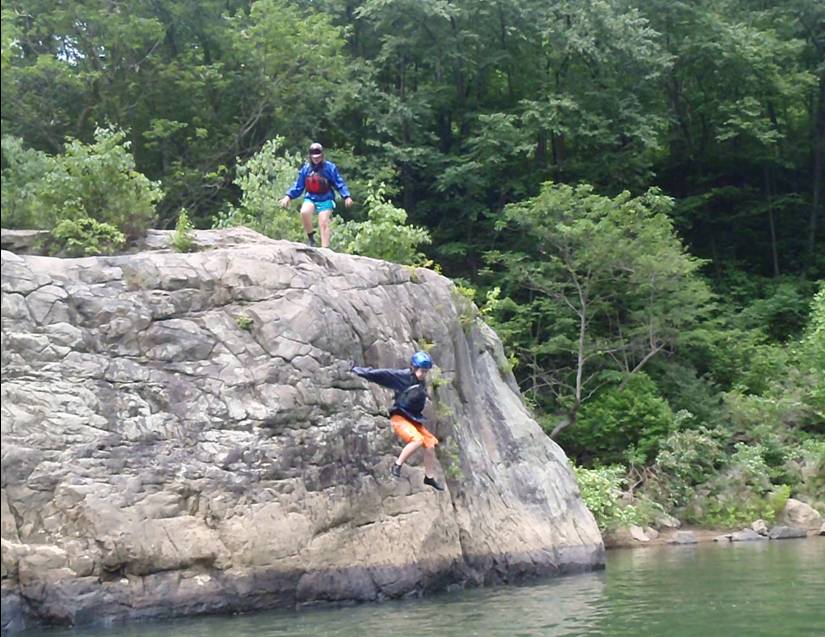 Do you dare to take the &amp;quot;Plunge&amp;quot; off Jump Rock!  Tru did!!!